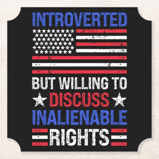 Introvereerd Kartonnen Onderzetters (Voorkant)