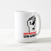 Introvers Un-Unite Grappige Mok (Voorkant rechts)