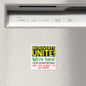 Introvers Uniteren Grappige Koelkastmagneet Koelka Magneet (Insitu (Vaatwasser))