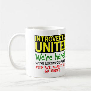 Introversen verenigt zich Funny Mok of Reis mok