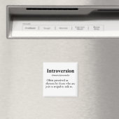 Introversion Definition Typo Version Magneet (Insitu (Vaatwasser))