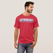 Introvert 2 t-shirt (Voorkant volledig)
