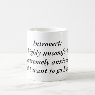 Introvert: Aangedreven door stilte en cafeïne Koffiemok