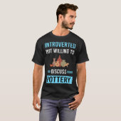 Introvert aardewerk potter t-shirt (Voorkant volledig)