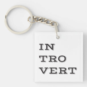 Introvert AcrylSleutelhanger Sleutelhanger
