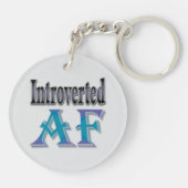 Introvert AF Sleutelhanger (Achterkant)