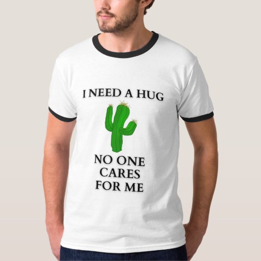 Introvert alleen satire schattig cool grappig t-shirt (Voorkant)