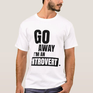 Introvert Anti-sociale verlegenheid T- T-shirt