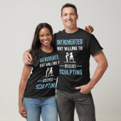 Introvert beeldhouwwerk t-shirt (Unisex)