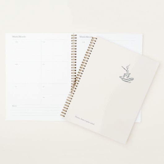 Introvert Black and White Minimalist Planner (Display)