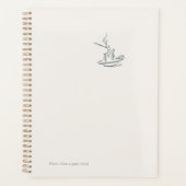 Introvert Black and White Minimalist Planner (Voorkant)