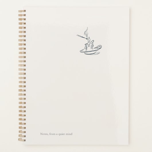 Introvert Black and White Minimalist Planner (Voorkant)