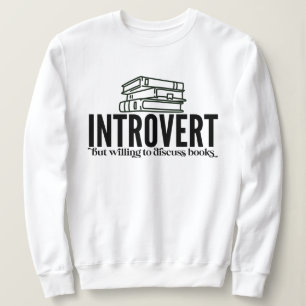 Introvert Book Lover Trui