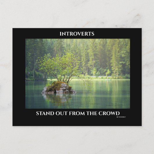INTROVERT BRIEFKAART (Voorkant)