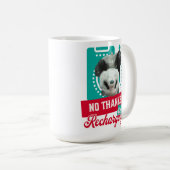 Introvert Burn-out Panda Sociale Batterij Ontwerp Koffiemok (Voorkant rechts)