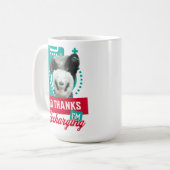 Introvert Burn-out Panda Sociale Batterij Ontwerp Koffiemok (Voorkant links)