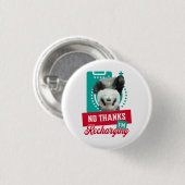 Introvert Burn-out Panda Sociale Batterij Ontwerp Ronde Button 3,2 Cm (Voorkant /achterkant)