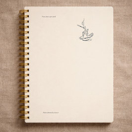 Introvert Cadeau Minimalist Lijnkunst Planner Notitieboek