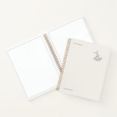 Introvert Cadeau Minimalist Lijnkunst Planner Notitieboek (Binnen)