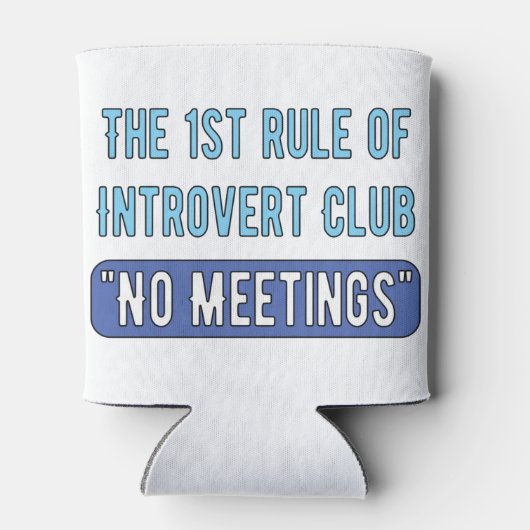 Introvert Club Blikjeskoeler (Achterkant)
