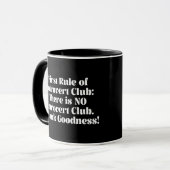 Introvert Club Coffee Mok (Voorkant links)