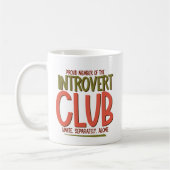 Introvert Club Koffiemok (Links)