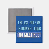Introvert Club Magneet (Voorkant / Achterkant)