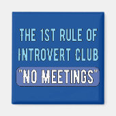 Introvert Club Magneet (Voorkant)
