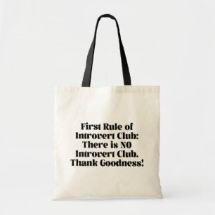 Introvert Club Tote Bag