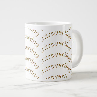 introvert customisable special mug gift grote koffiekop