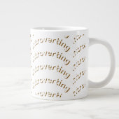 introvert customisable special mug gift grote koffiekop (Rechts)