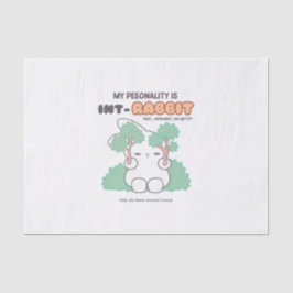 Introvert door Natuur: De INT-RABBIT Persoonlijkhe Tissuepapier