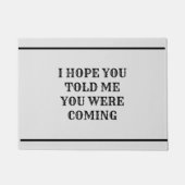 Introvert Doormat Deurmat (Voorkant)