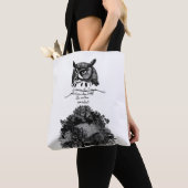 Introvert Empath Uil wijsheid geïllustreerd inkt c Tote Bag (Dichtbij)
