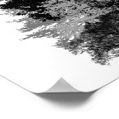 Introvert Empath Uil wijsheid geïllustreerde inkt  Poster (Hoek)