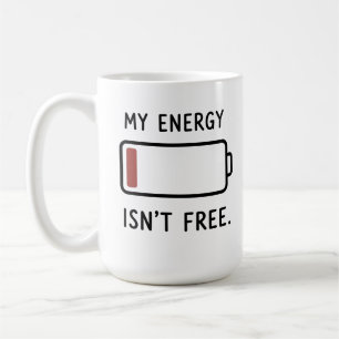 Introvert Energie Meter Beker voor Sociaal Vermoei Koffiemok