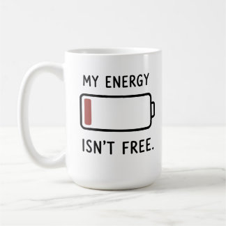 Introvert Energie Meter Beker voor Sociaal Vermoei Koffiemok