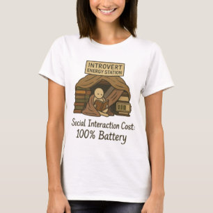 INTROVERT ENERGIESTATION - Leesaanvulling T-shirt