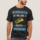 Introvert eufonium t-shirt (Voorkant)