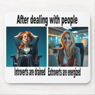Introvert/Extrovert Muismat