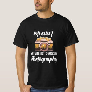 Introvert-fotografie T-shirt