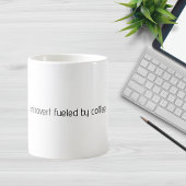 Introvert Fueled by Coffee Minimalist Quote  Koffiemok