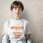 Introvert Geek Unboxing Clever T-shirt