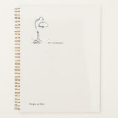Introvert Geschenk Minimalistische Lijnkunst Still Planner (Voorkant)