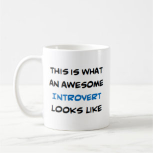 introvert, geweldige koffiemok