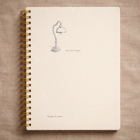 Introvert Gift Minimalist Line Art Quiet Solitude Planner