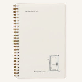 Introvert Gift Quiet Solitude Closed Door Notitieboek