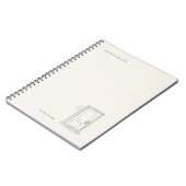 Introvert Gift Quiet Solitude Closed Door Notitieboek (Linkerzijde)