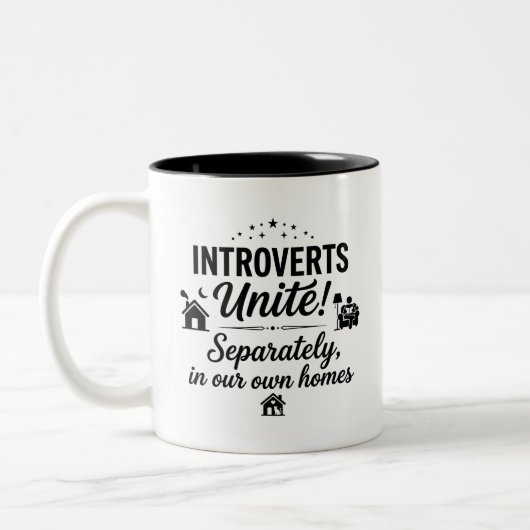 Introvert Homes Cozy Quote Mok (Links)