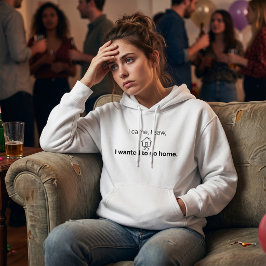 Introvert Humor Ik Kwam Ik Zag Wilde Naar Huis Gaa Hoodie